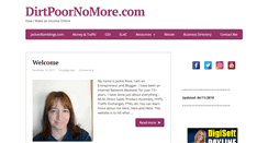 Desktop Screenshot of dirtpoornomore.com