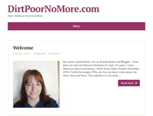 Tablet Screenshot of dirtpoornomore.com
